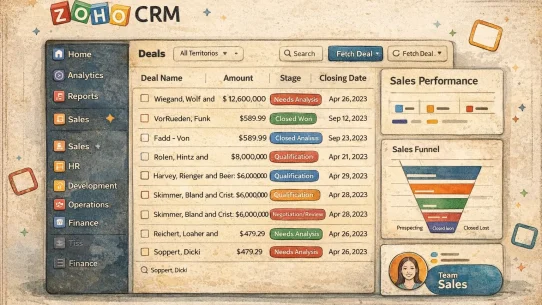 Zoho CRM Dashboard