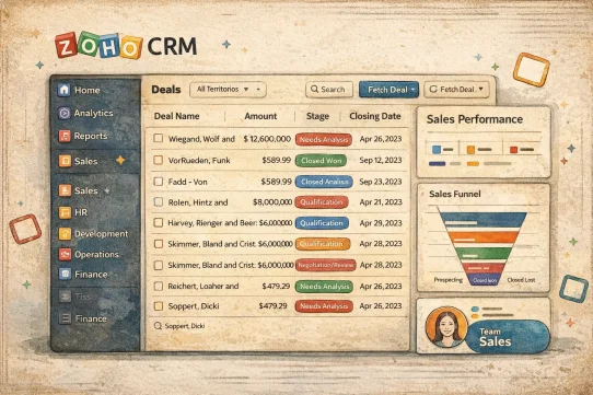 Zoho CRM Dashboard