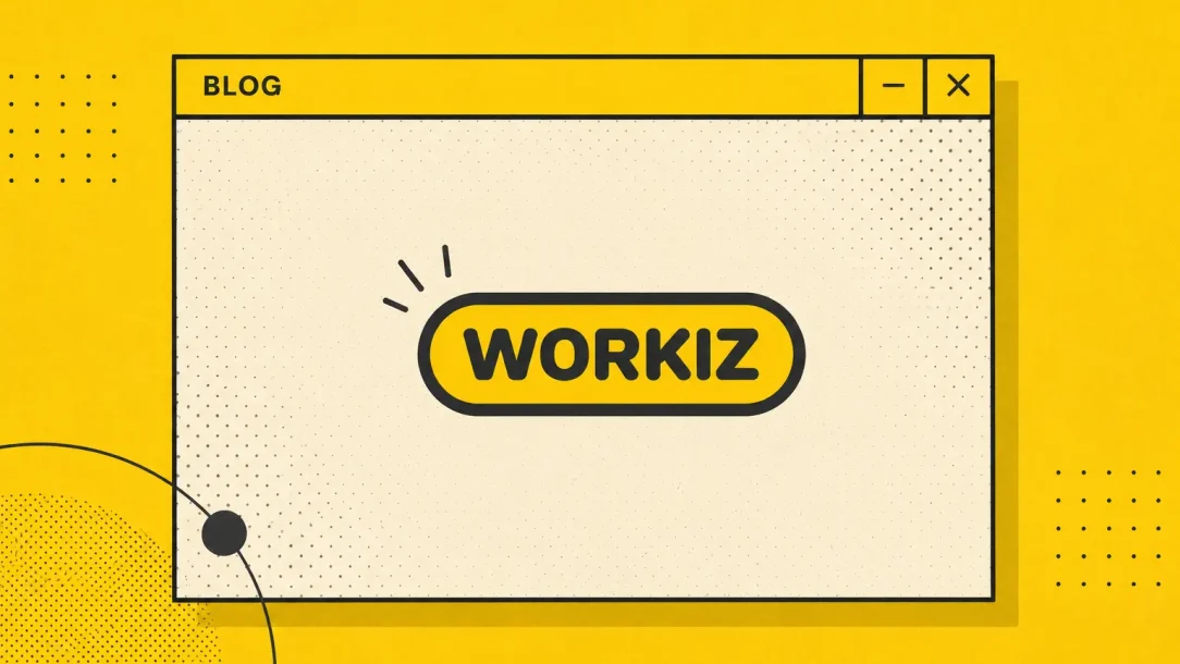 Workiz review featuring the Workiz platform branding image