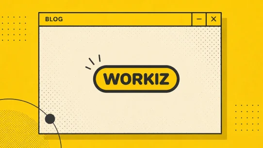 Workiz review featuring the Workiz platform branding image