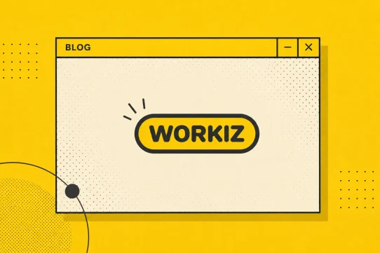 Workiz review featuring the Workiz platform branding image
