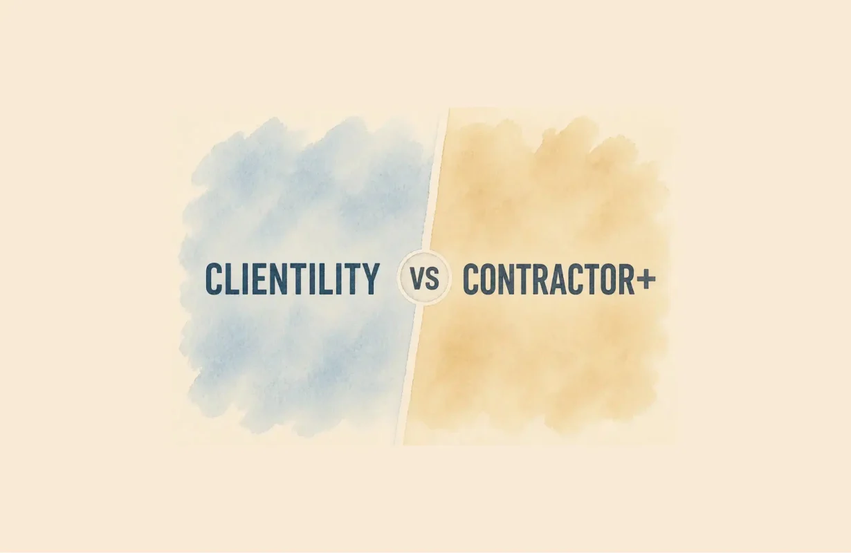Clientility vs Contractor Plus