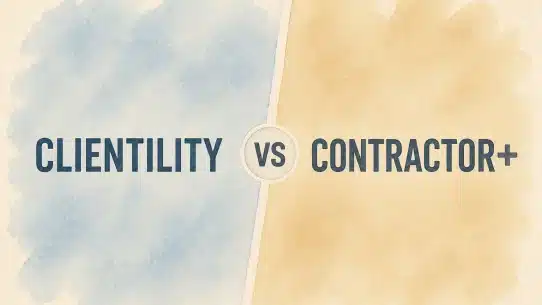 Clientility vs Contractor Plus comparison